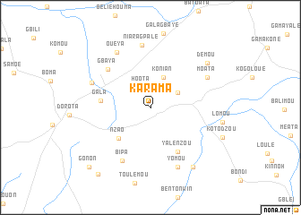 map of Karama