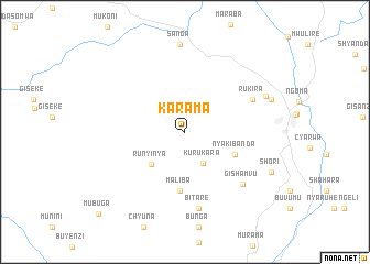 map of Karama