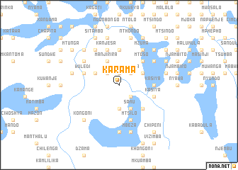 map of Karama