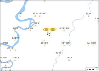 map of Karama