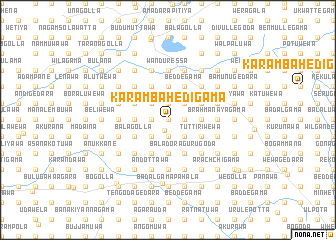 map of Karambahedigama