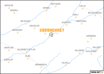 map of Karamehmet