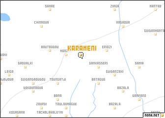 map of Karaméni