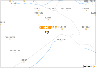 map of Karameşe