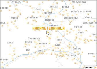 map of Karamete-Mahala