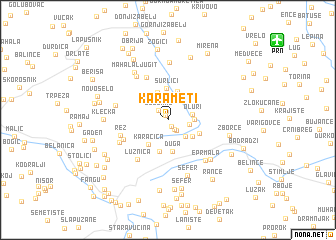 map of Karameti