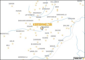 map of Karam Hezai