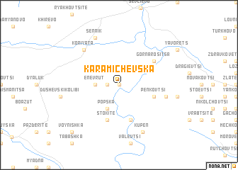 map of Karamichevska