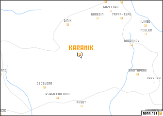 map of Karamık