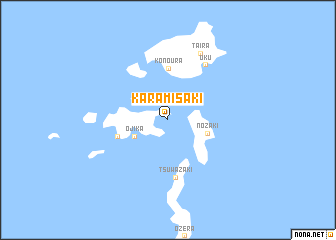 map of Karamisaki