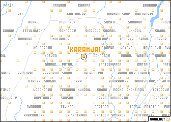 map of Karamjāi