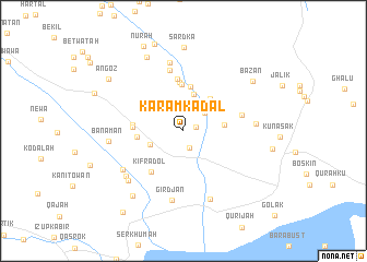 map of Karam Kadāl