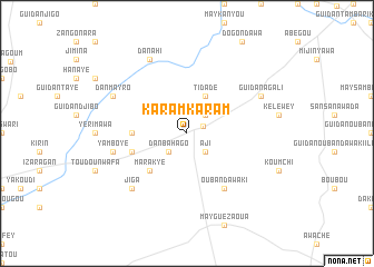 map of Karam Karam