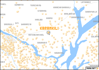 map of Karam Kili