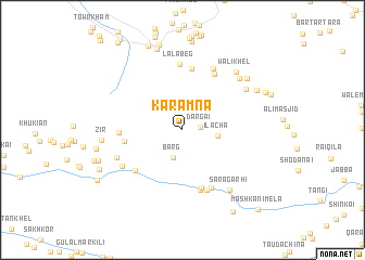 map of Karamna