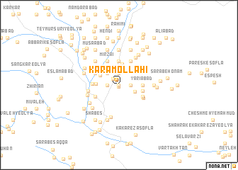 map of Karamollāhī