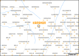 map of Karamon