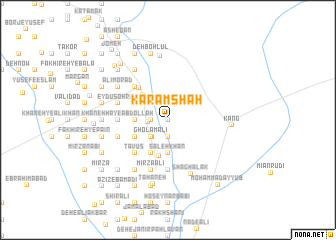 map of Karamshāh