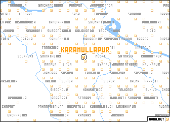 map of Karamullāpur