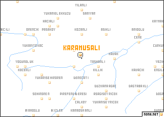 map of Karamusalı