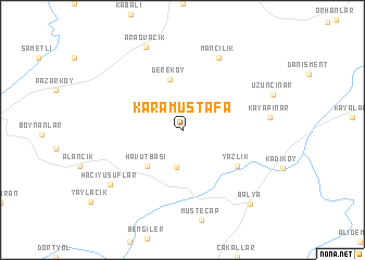 map of Karamustafa