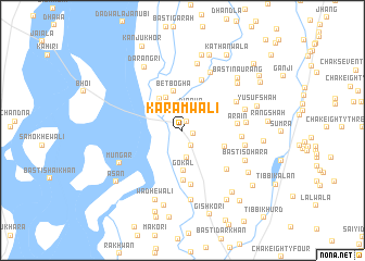 map of Karamwāli