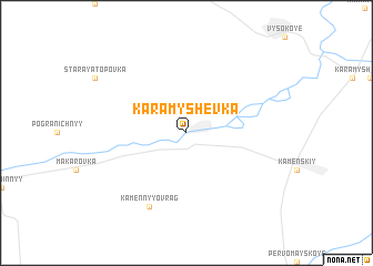 map of Karamyshevka