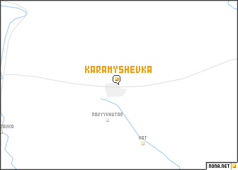 map of Karamyshevka