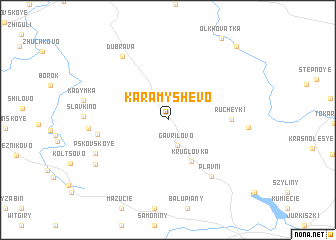 map of Karamyshevo