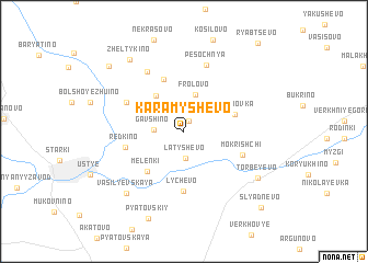 map of Karamyshevo