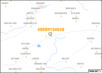 map of Karamyshevo