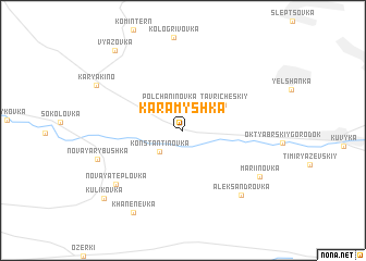 map of Karamyshka