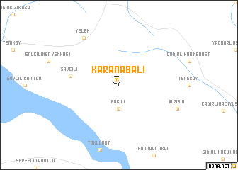 map of Karanabalı