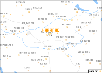 map of Karanac