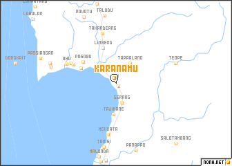 map of Karanamu