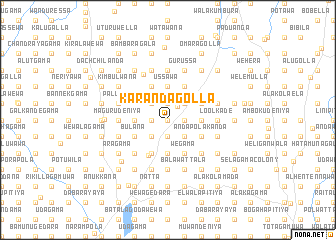 map of Karandagolla