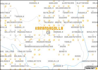map of Karandagolla