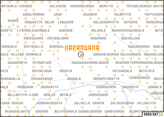 map of Karandana