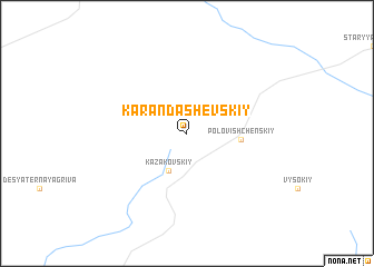 map of Karandashevskiy