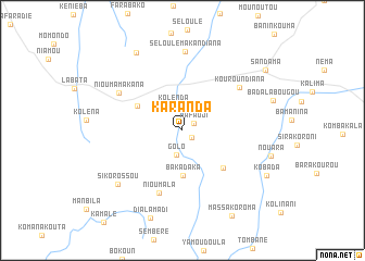 map of Karanda