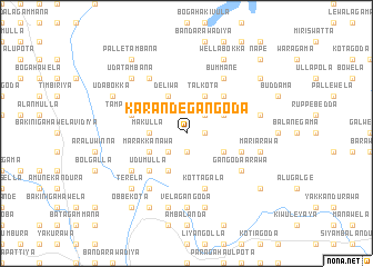 map of Karandegangoda