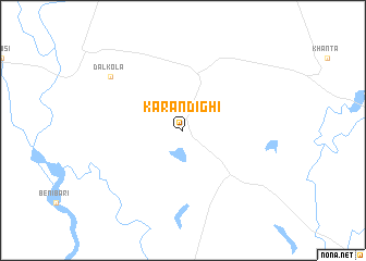 map of Karandighi