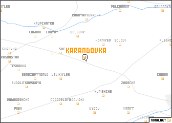 map of Karandovka