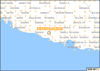 map of Karandugoda