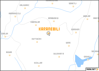 map of Karanebili