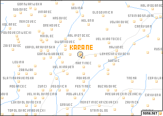 map of Karane