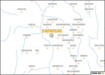 map of Karangae