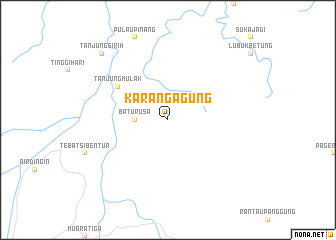 map of Karangagung