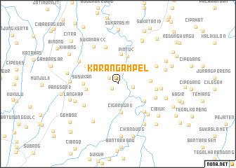 map of Karangampel