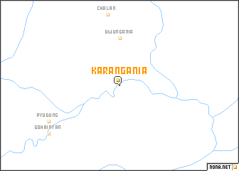 map of Karangania